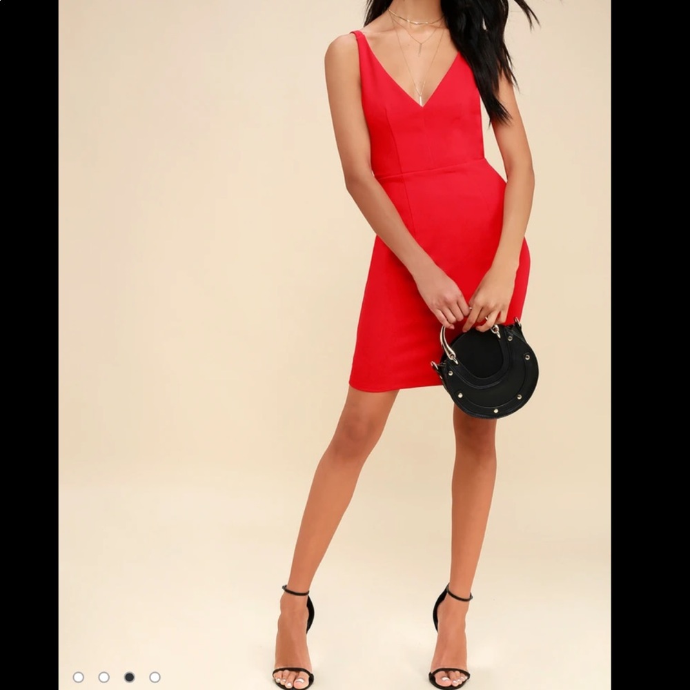 Red Bodycon Mini Dress